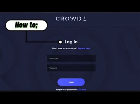 log in crowd1.